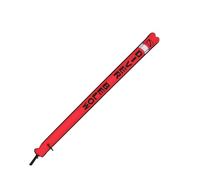 Zymoplas 180 * 15cm -proof Buoy Signal Tube Inflatable Water Elaborate Sausage Equipment Scuba Diving Safety Markers, Fluorescent Red