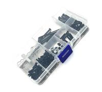 Zymoplas 183Pcs Screws Kits With Storage Box For Hyper Go MJX 14301 14302 14303 Screw Tool Box RC Car Hop-ups 1/14 Cross Wrench