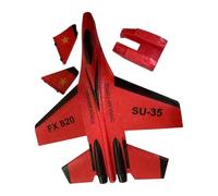 Zymoplas 2-Channel RC Airplane EPP Foam Gift for Yard Games Birthday Aircraft Remote, FX820 Red