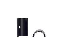 Zymoplas 2 Pieces Bicycle Handlebar Shim Stem Reducer Adapter Aluminum Alloy Road Cycling Spacer Spindle Outdoor Accessories, Black