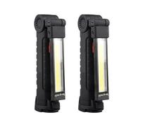 Zymoplas 2 Pieces Professional Magnetic Work Light Foldable Emergency Supplies Camping Accessories for Car Repair Outdoor Use