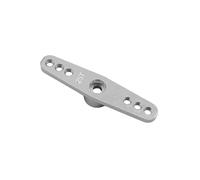 Zymoplas 25T RC Double Servo Horn Arm For Axial SCX10 D90 TRX4 TF2 CC01 Capra RC Car Double Arm Steering Arms 25T RC Servo Arm, Titanium