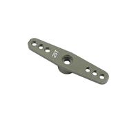 Zymoplas 25T RC Double Servo Horn Arm For Axial SCX10 D90 TRX4 TF2 CC01 Capra RC Car Double Arm Steering Arms 25T RC Servo Arm, Black