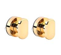 Zymoplas 2pack/lot Easy to Install Suction Cup Door Handle Stylish Durable ABS Suction Glass Door Handle Cup