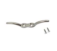 Zymoplas 2PCS Flagpole Cleat Hook Professional Wear-resistant Rope Hooks Multipurpose Stainless Steel Waterproof Flagpole Accessories, 6 Inch