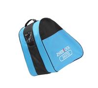 Zymoplas 2Pcs Ice Skate Blade Covers for Boys and Girls Reliable for Blades, Blue Half Mesh, 38x28x9CM