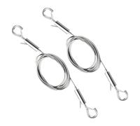 Zymoplas 2pcs Precision Manufacturing Picture Wire Hanging Kit for Easy Installation Stainless Steel Wire for Hanging Pictures , 2m