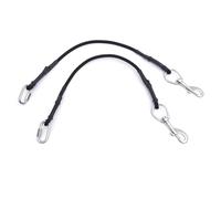 Zymoplas 2pcs Scuba Diving Sidemount Bungees Kit Wear-resistant Snap Hook Outdoor Sports Rigging Underwater Tank Loose Cable