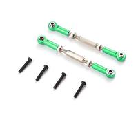Zymoplas 2pcs/set Front/Rear Steering Link Rod For AXIAL 1/10 Rock Racer AX90026 for Off-Road Crawler Desert Buggy Upgraded Parts, Green