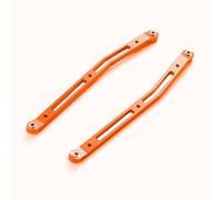 Zymoplas 2pcs/set Rear Upper Chassis Linkage Links For AXIAL 1/10 ROCK RACER 90026 Upgraded Parts Hop-ups for Off-Road Crawler, Orange