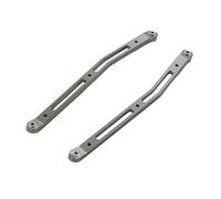 Zymoplas 2pcs/set Rear Upper Chassis Linkage Links For AXIAL 1/10 ROCK RACER 90026 Upgraded Parts Hop-ups for Off-Road Crawler, Titanium