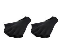 Zymoplas 2pcs UV-Proof Diving Gloves Hands Harmful Sun While Underwater Nylon Swimming Gloves Aquatic Aquatic Fitness , Black , S