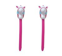 Zymoplas 2piece Edge Sealing Technology Cartoon Toy Horsehead Stick And There Will Be No Pain When Hitting Body. PVC Game Prop, Pink