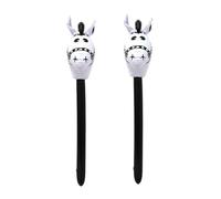 Zymoplas 2piece Edge Sealing Technology Cartoon Toy Horsehead Stick And There Will Be No Pain When Hitting Body. PVC Game Prop, Black