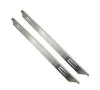 Zymoplas 2pieces Cooker Gap Filler Metal Easy To Clean For Kitchen Cooker Work Stainless Steel Stove Gap Covers Stainless Steel