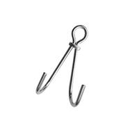 Zymoplas 316 Stainless Steel Scuba Dive Current/Drift Diving Double Hook 5cm Sleek