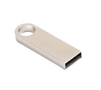Zymoplas 32G Flash Drive Suitable For Storage And Transfer Easy To Metal Usb Flash Drive Usb Plug And Play, silver, 32GB