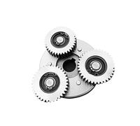 Zymoplas 36T Planetary Gear with Part Solid Set Kit for Bafang Motor Ebike Efficient and Reliable, steel gear silver