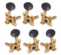 Zymoplas 3R3L Open Gear Folk Acoustic Guitar String Tuning Pegs Reliable Tuners