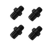 Zymoplas 4 Pieces Adjustable Bicycle Screws Smooth Aluminium Alloy Universal Practical Mountain Bikes Cycling Accessories Sports Gear, Black