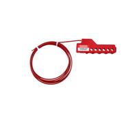 Zymoplas 4 Pieces Lockout Tag Out Kit Professional Firm Cable Lock Equipment Insulative Tagout Locking Tool for Industrial Using