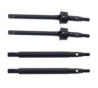 Zymoplas 4pcs RC Car Metal Drive Shaft Strong Compatibility Stable Performance RC Car Metal Front And Rear Drive Shaft