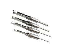 Zymoplas 4pcs/set High Precision Carbon Steel Drill Bits For Woodworking And Metal Durable And Impact-resistant Square Hole Drill