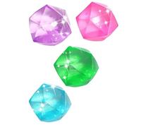Zymoplas 4pcs TPR Sugar Carry Balls Fidsget Individually Packaged Sugar Stress Balls 4pieces Squishys Stress Stoy Fidgets
