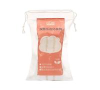 Zymoplas 50PCS/Bag Makeup Pads Soft Cotton Double Sided Facial Cosmetics Eyeshadow Remover Drawstring Holder Make Up Remove