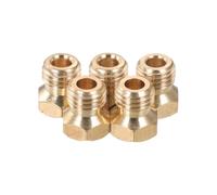 Zymoplas 5pieces Jets Nozzles Nozzles Hob Propane Injectors Burner LPG Kit Jets Ga-s Hob LPG G-as for Propane G30, 1.02mm Nozzle