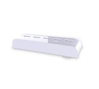 Zymoplas 6-in-1 Multiport Game Console USB 2.0 Hub Fast Speed Driver Free Portable Type-c Adapter Consoles USB-C Plastic Converter, White