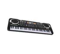Zymoplas 61-Key Electric Piano Multifunctional Electronic Organ USB Digital Keyboard Kids Musical Instrument Toy Party Favors , Black