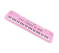 Zymoplas 61-Key Electric Piano Multifunctional Electronic Organ USB Digital Keyboard Kids Musical Instrument Toy Party Favors , Pink