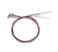 Zymoplas 6PCS Acoustic Guitar Strings Rainbow E-A String Sturdy Steel Copper Alloy Instrument Replacing Rustproof Gears, Show As Pictures,Colorful String, Show As Pictures
