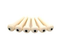 Zymoplas 6pcs Scratch-proof Acoustic Guitar Bridge Pin Universal For Most Guitars ABS Guitar Bridge Pins Bridge Pin With Easy
