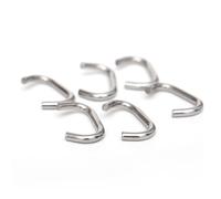 Zymoplas 6pcs Scuba Sidemount Clip Professional Sturdy Swimming Sport Accessories Stainless Steel Small Fixator Clips Fix Clamps, 3mm
