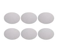 Zymoplas 6piece Waterproof Place Mats Easy Wash Durable Elegant Non-Slide for Home and Restaurant Plastic Non- Slide Place Mat, Beige, 45 * 32.5cm