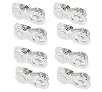Zymoplas 8 Pieces/Set Bike Chain Link Portable Replacement Detachable Fast Release Bicycles Links Connector Accessories