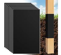 Zymoplas 8pieces 6x6 Post Sleeve Extender Extend Height Of Fence Posts PVC Fence Waterproof And Anti-corrosion Protective Cover