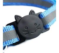 Zymoplas 8pieces Soft And Comfortable Kitten Collar With Bell For Playful Cats Safety Reflective Tape Reflective Breakaway Cat