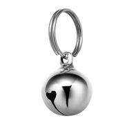 Zymoplas 8pieces Wide Application Metal Pet Bells For Cats And Dogs Dog Cat Collar Bells Pet Collar Multifunctional, silver 14MM