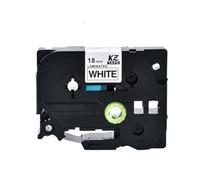 Zymoplas ABS Label Printer Tape Portable Oilproof 8 Meter Adhesive Shopping Mall Libraries PET Tag Maker Ribbon Accessories, Kze-241 black on white