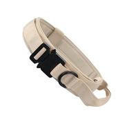 Zymoplas Adjustable Dog Collar Leash Safe Ingredients Durable Easy To Wear Nylon Tear-resistant Wear-resistant, khaki, L