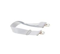 Zymoplas Adjustable Snare Drum Strap Belt with Strong Metal Hook for Improved Stability, White