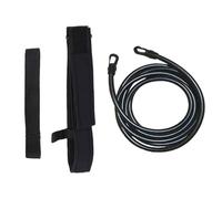 Zymoplas Adjustable Swimming Training Belt Comfortable And Durable Swimming Accessories Training Belt TPE Swim, black-4meters