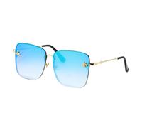 Zymoplas Affordable Shades For Men And Women - Unisex And Lightweight Frame Metal Female Sunglasses Eyeglasses Designer, Ice blue tablet