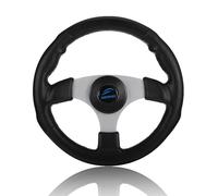 Zymoplas Aluminum Alloy Boat Steering Wheel Sailboat Yacht Console Center Helm 3/4-inch Shaft Steamship Universal Replacement Parts