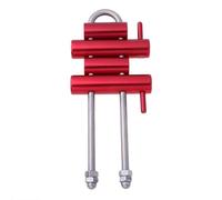 Zymoplas Aluminum Rock Climbing Rack Descender Rappelling Descending Gear Safe and Easy to