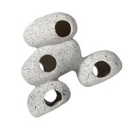 Zymoplas Aquarium Cave Wear-resistant Durable Waterproof Fish Hideaway Ornament Shrimp Breeding Stone for Fish Tank Decoration