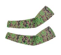 Zymoplas Arm Sun UV Cover Breathable Cuff Elbow Guard Fingerless Fitness Sleeve for Men Fishing Cycling Basketball, Type 6